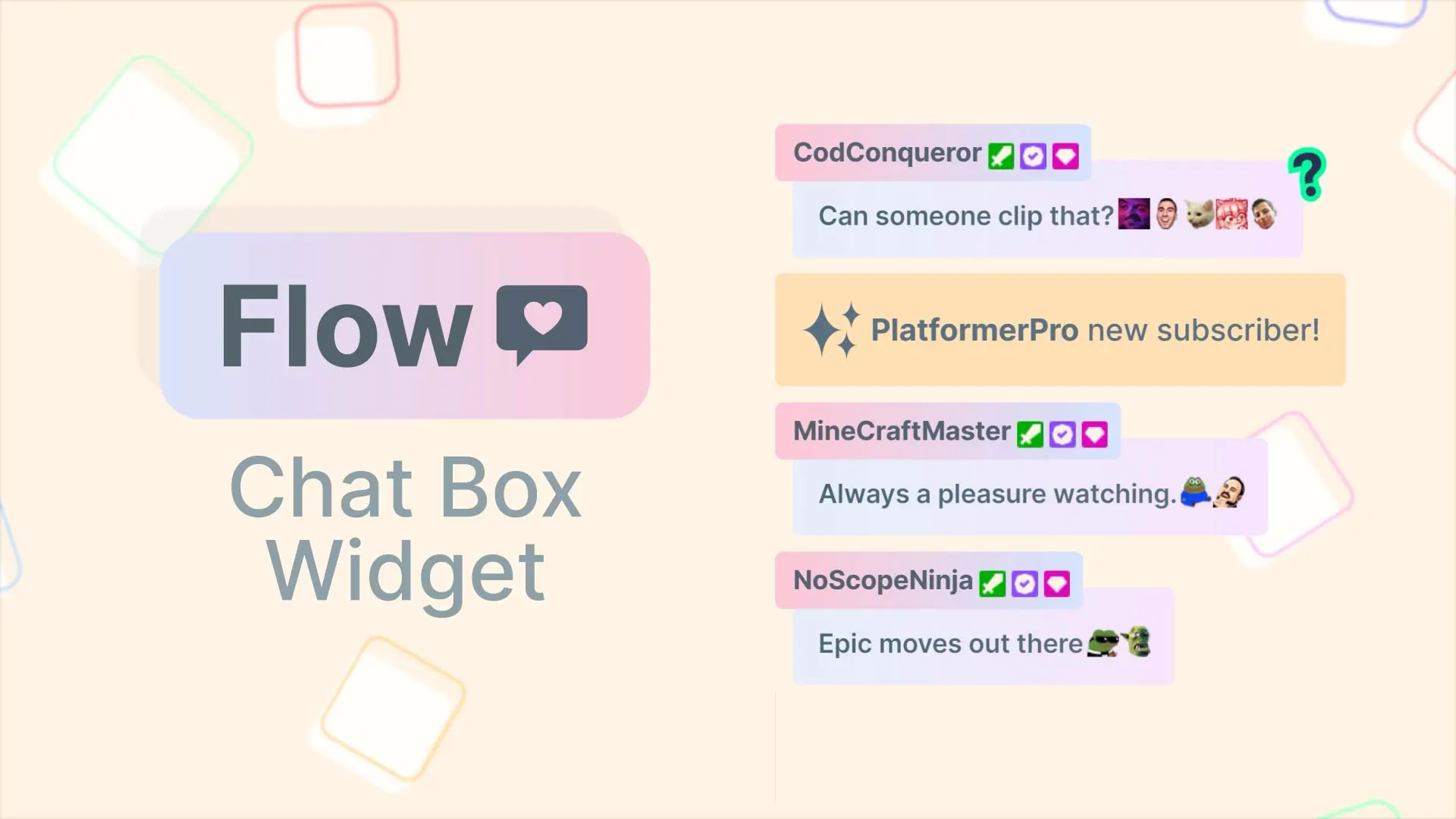 Flow - Twitch Chat Box