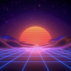 Synthwave background thumbnail